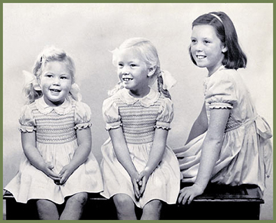 Image of young girls in the 1950s