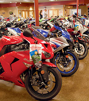 Image of motorcycle shop