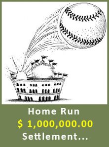 home run - settled for $1,000,000.00